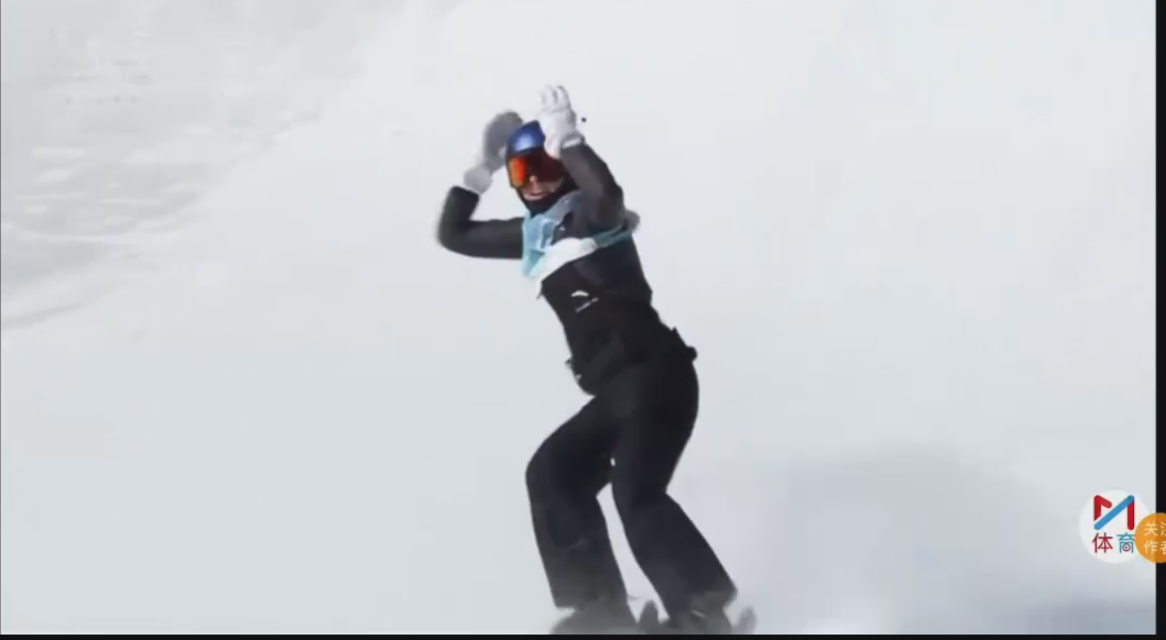 中国滑雪名将谷爱凌完成北京冬奥会“首秀”！